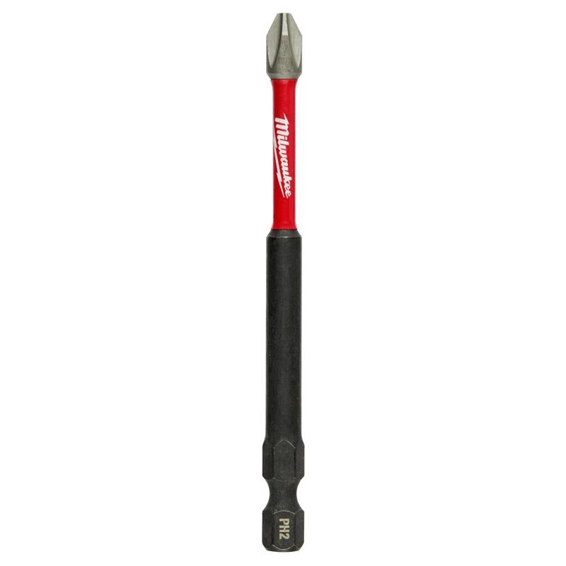 Milwaukee Shockwave Phillips #2 X 3-1/2 in. L Impact Power Bit Set Alloy Steel 5 pc