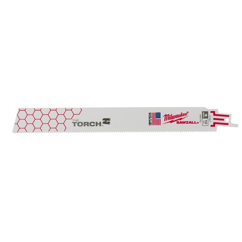 Milwaukee The Torch 9 in. Angle Iron Demo Reciprocating Saw Blade 14 TPI 1 pk