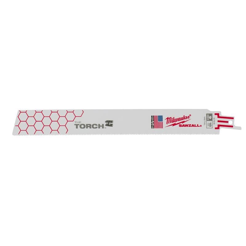 Milwaukee The Torch 9 in. Bi-Metal Demo Reciprocating Saw Blade 18 TPI 1 pk