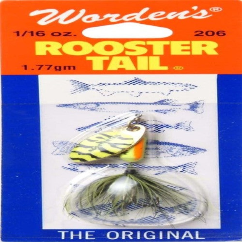 Rooster Tail Chart Black Tg 1/16oz