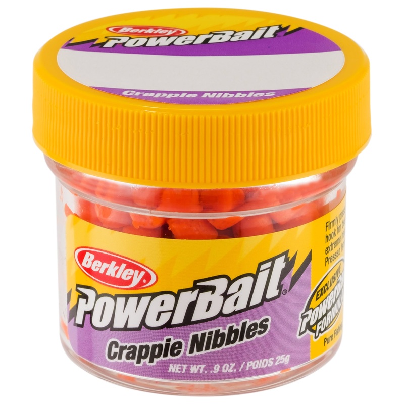Berkley CNFO PowerBait Crappie Nibbles – Fluorescent Orange