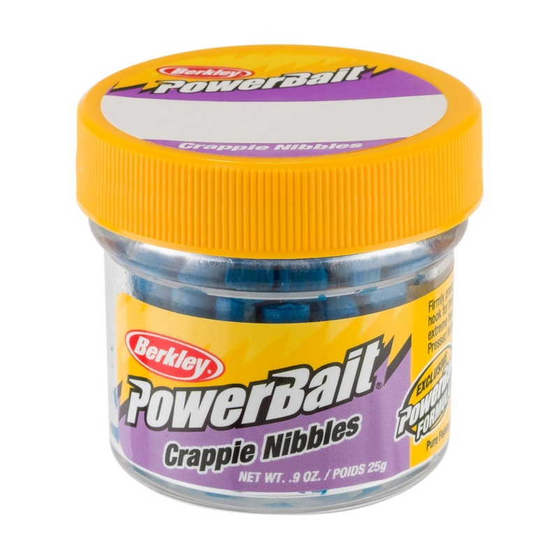 Berkley PowerBait Crappie Nibbles Neon Blue