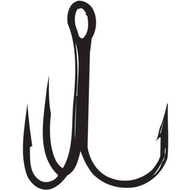 Gamakatsu Treble Hooks Round Bend