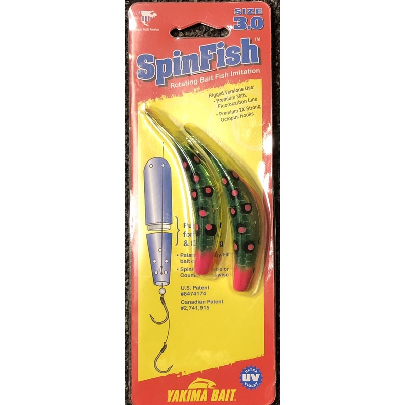 Yakima Bait SpinFish 3.0 Thumper 2 Pack Lure