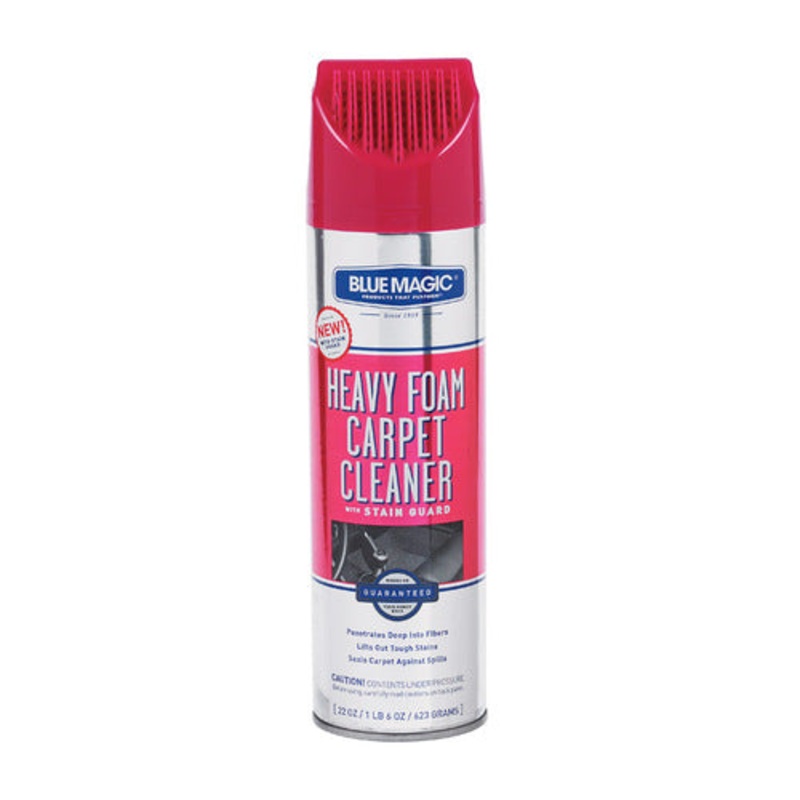 Blue Magic 912 Carpet Cleaner Unscented Scent 22 oz Foam