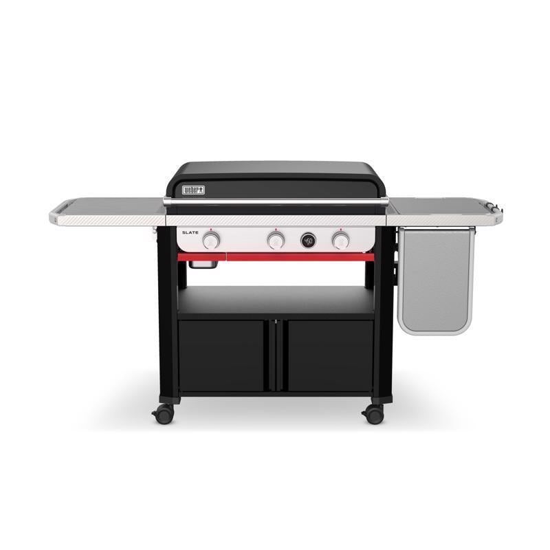 Weber Slate Rust-Resistant 3 Burner Liquid Propane Outdoor Griddle Black