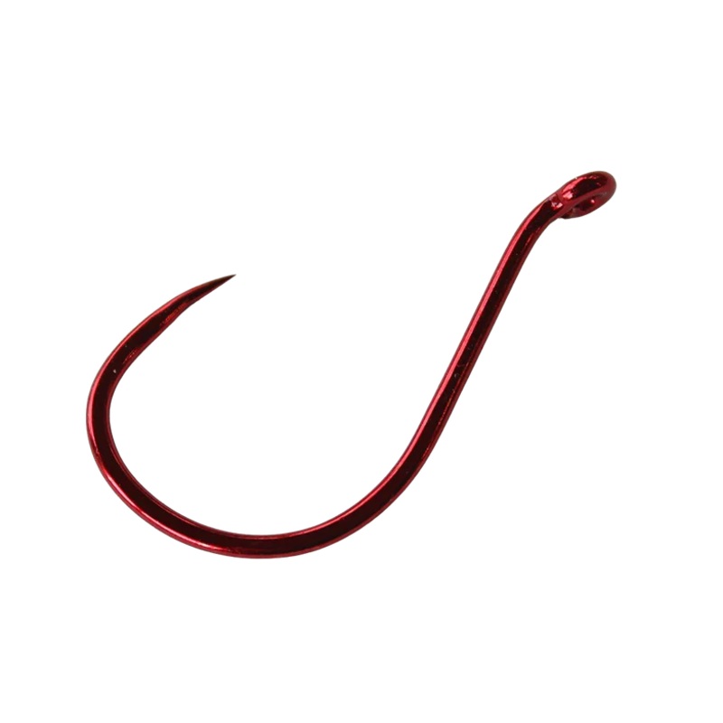 Gamakatsu Barbless Octopus Hook 5/0 (6 Pack) – Red