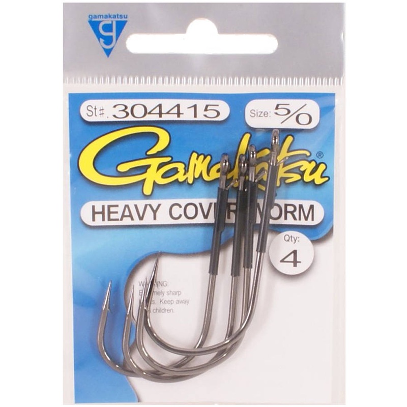 Gamakatsu Heavy Cover Worm Hook – Size 5/0