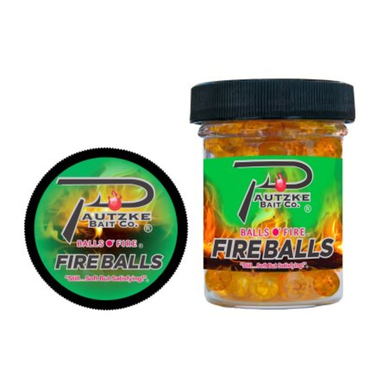 Pautzke Fire Balls Fish Bait  Gold Shrimp 1.65 Oz