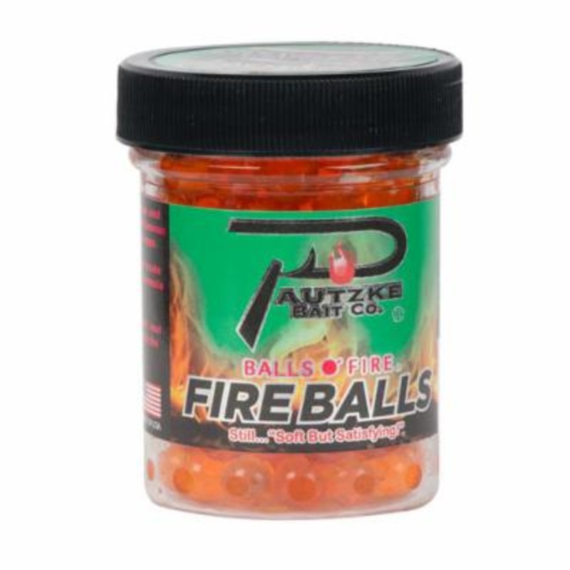 Pautzke Fire Balls Fish Bait  Red/Glt 1.65 Oz