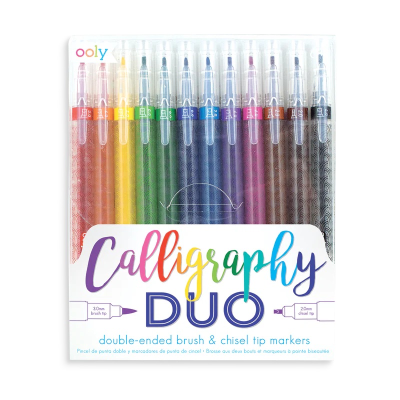 Ooly Calligraphy Duo Chisel and Brush Tip Markers