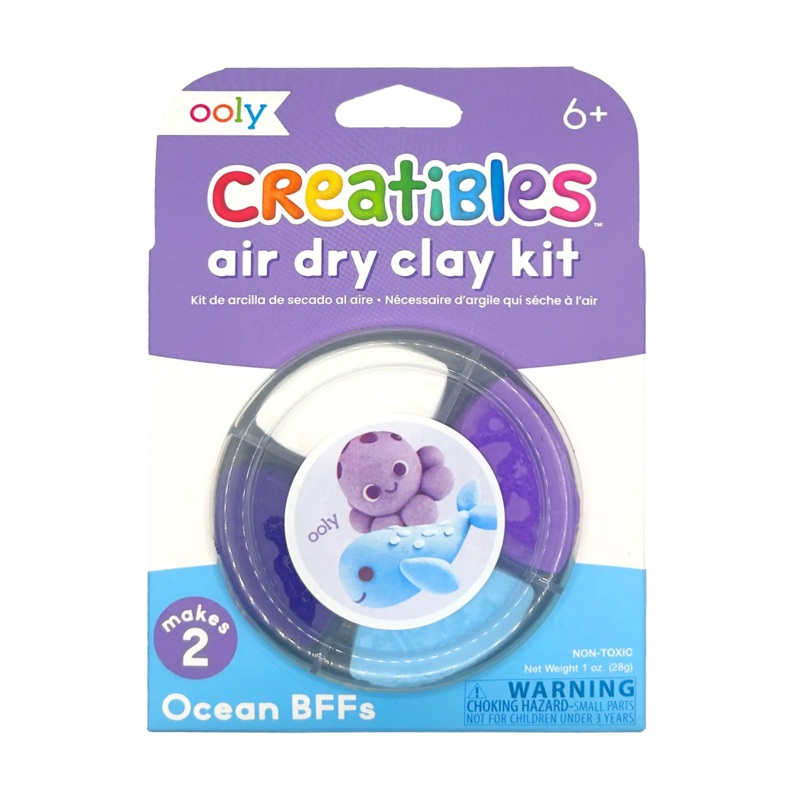 Ooly Creatibles Mini Air Dry Clay Kit – Ocean BFFs