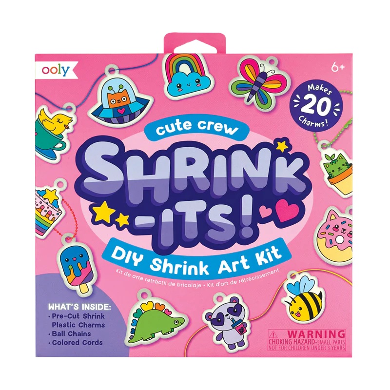 Ooly Cute Crew Shrink-Its! DIY Shrink Art Kit