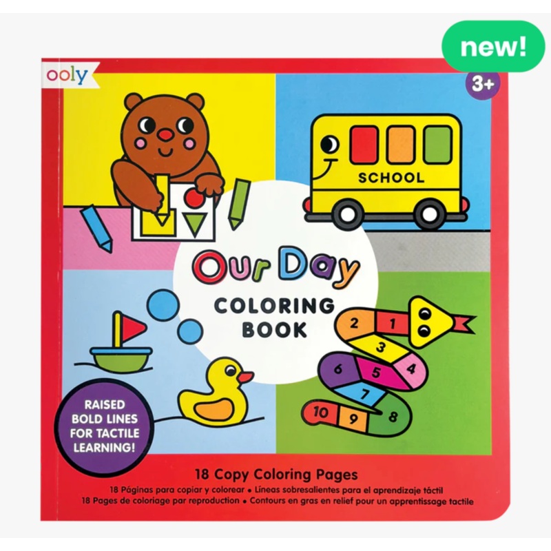 Ooly Our Day Copy Coloring Book