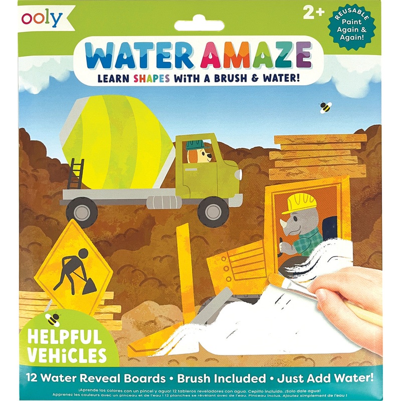 Ooly Water Amaze Water Reveal Boards – Helpful Vehicles