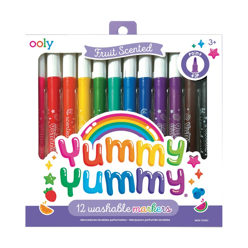 Yummy Yummy Scented Markers (12 Set)