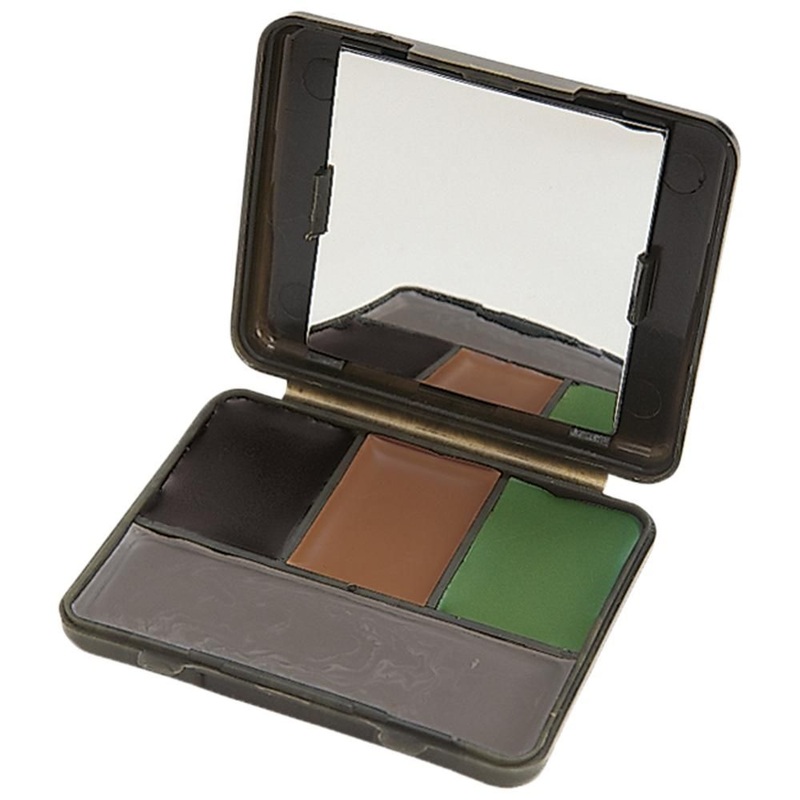 Allen Vanish Camo Face Paint 4-Color Compact w/ Mirror