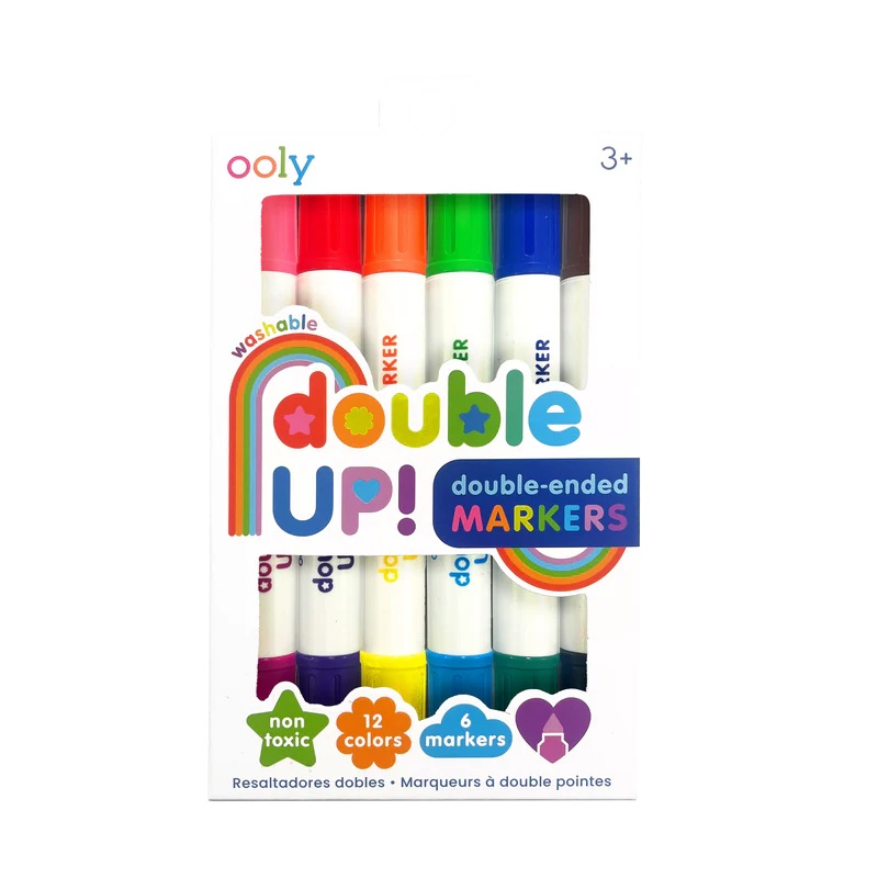 Ooly Double Up! Double-Ended Markers (6 Set)