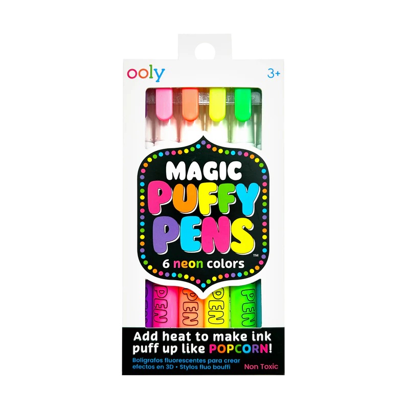 Ooly Magic Puffy Pens (6 Set)