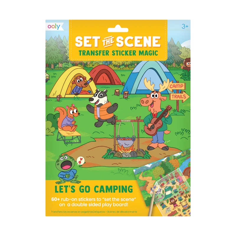 Ooly Set The Scene Transfer Stickers Magic – Let’s Go Camping