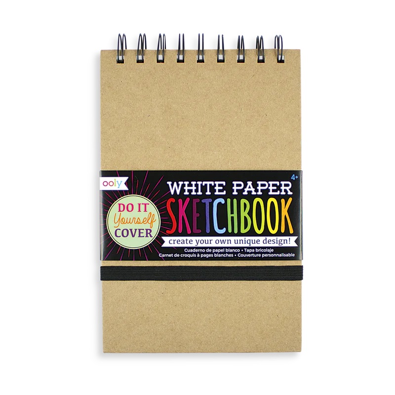 Ooly White DIY Cover Sketchbook – Small
