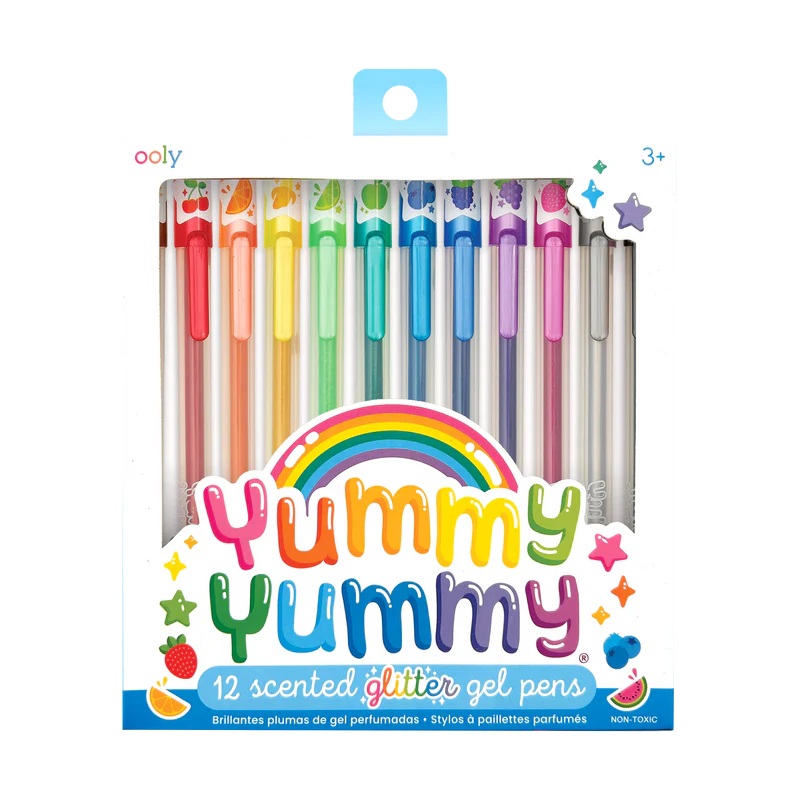 Ooly Yummy Yummy Scented Glitter Gel Pens (12 Set)