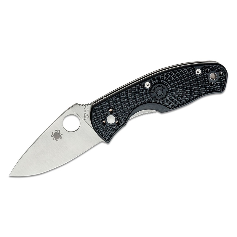 Spyderco Persistence Lightweight Folding Knife 2.77 Satin Plain Blade