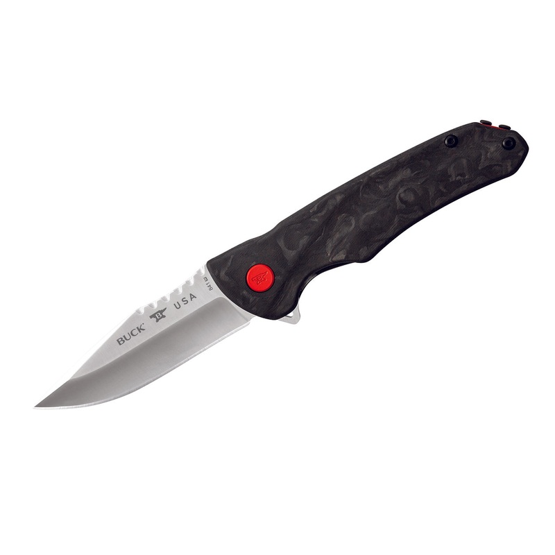 Buck 841 Sprint Pro Ball Bearing Flipper – Carbon Fiber