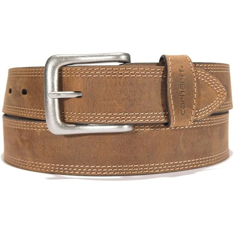 Carhartt 50 Leather Tripple Stich Belt – Brown