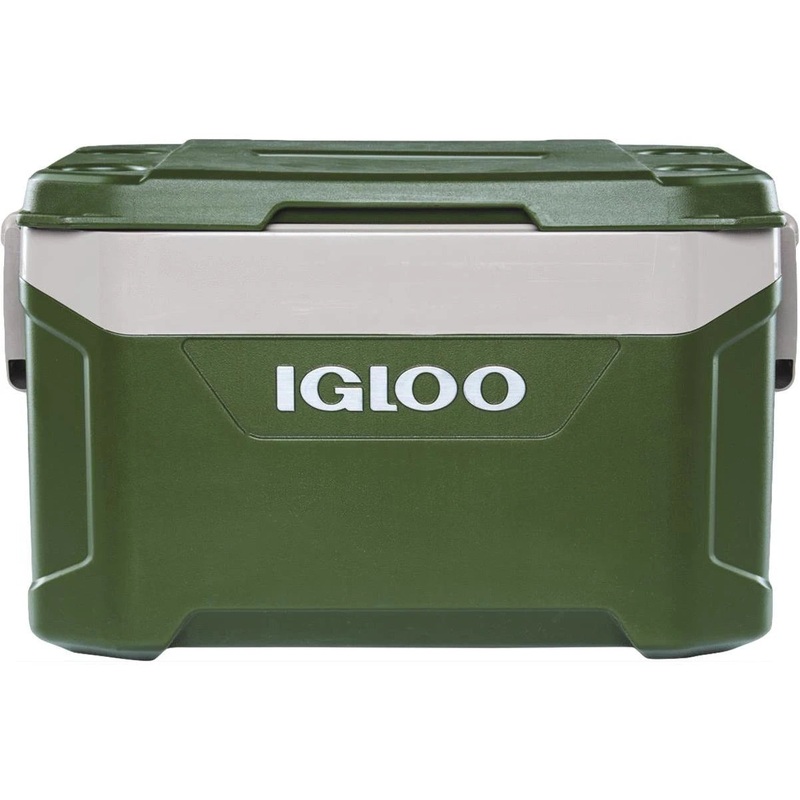 Igloo Sportsman Latitude 52 Qt Cooler – Green & Sandstone