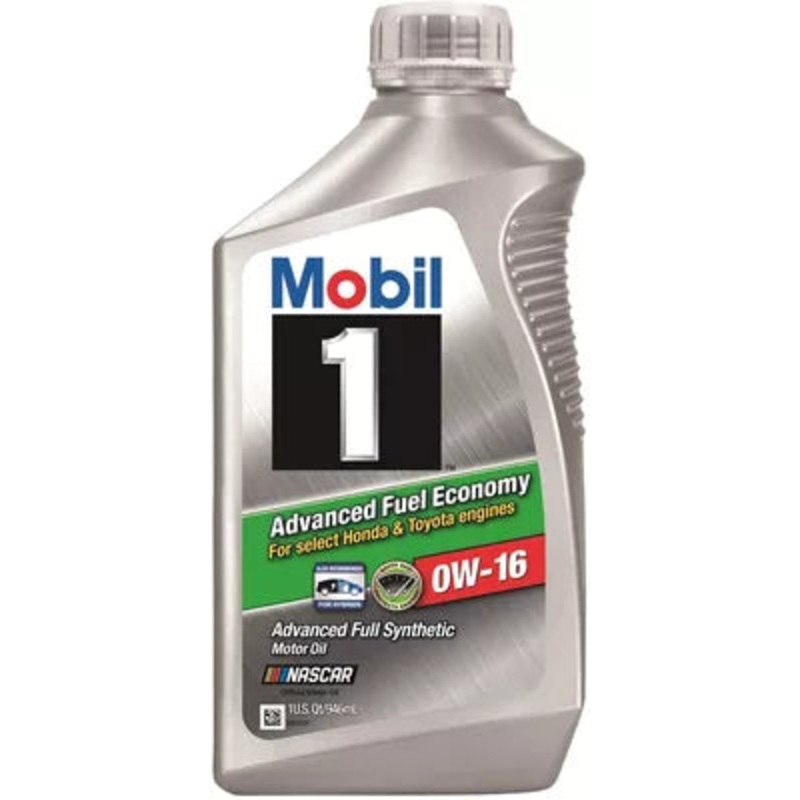 Mobil 1 0W-16 Advanced Fuel Economy Full Synthetic Motor Oil (1 Qt)