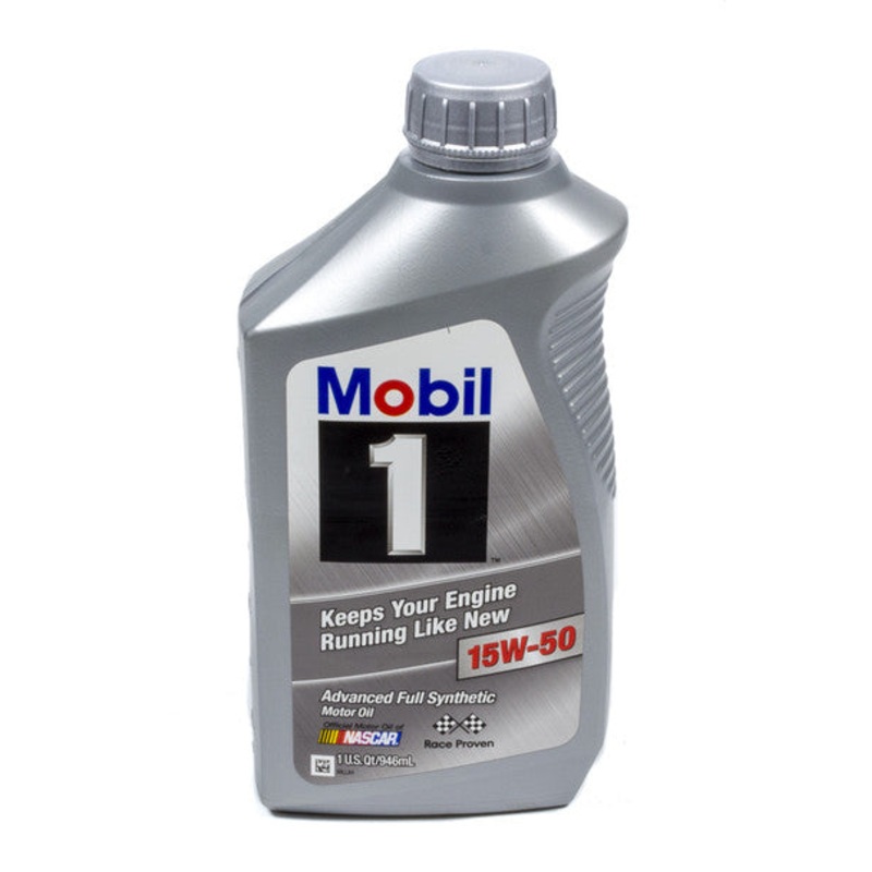 Mobil 1 15W-50 Synthetic Motor Oil (1 Qt)