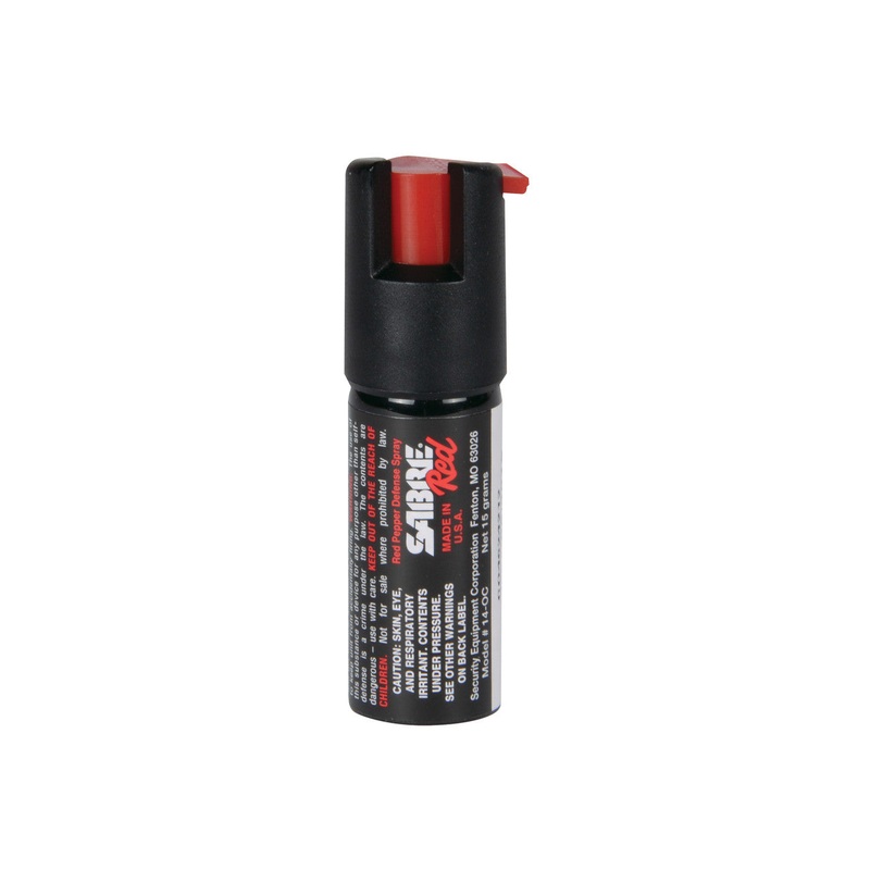 SABRE Red Maximum Strength Pepper Spray Compact Refill Unit – Black