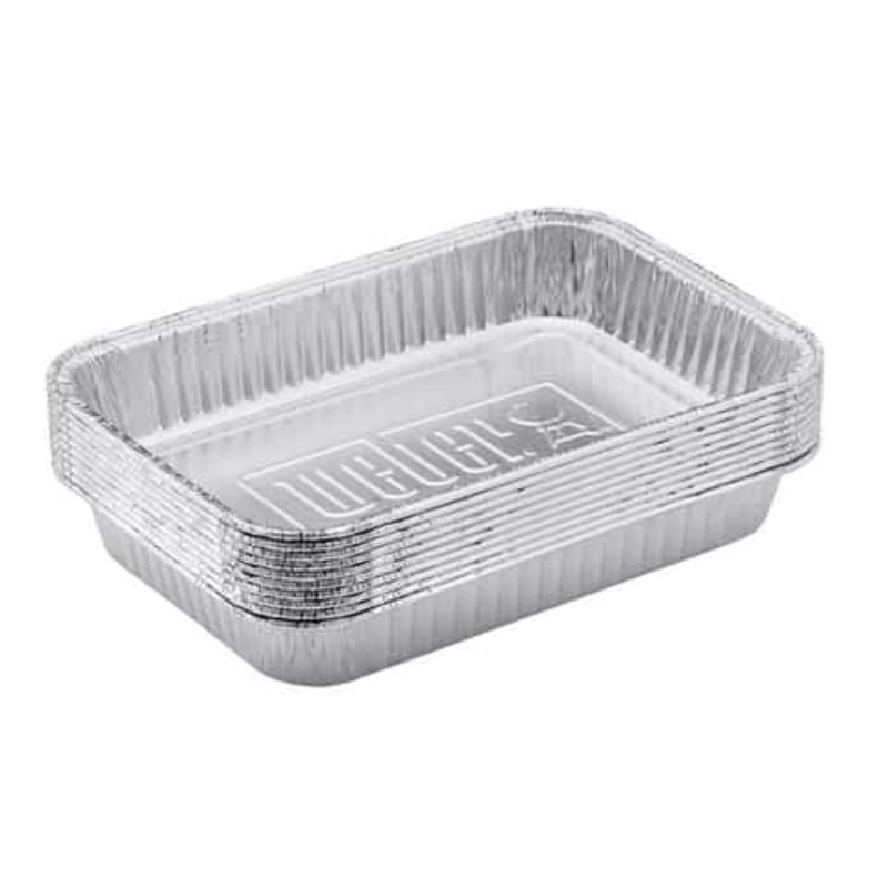 Weber Aluminum Drip Pan 8.6 x 6 (10 Pack)
