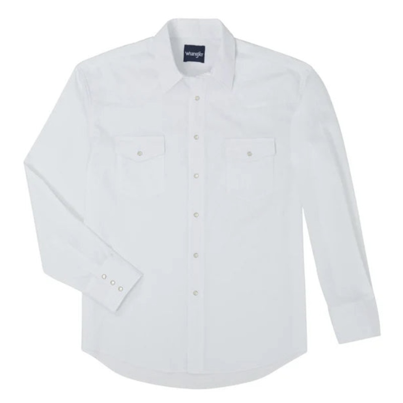 Men’s 2XT Long Sleeve White Sport Shirt