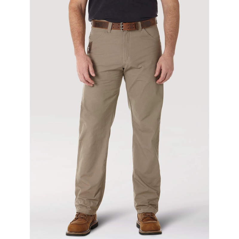 Men’s 40X34 Wrangler Riggs Technician Pants – Dark Khaki