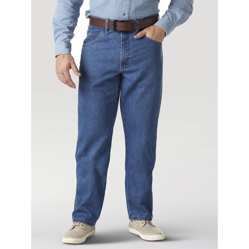 Wrangler 40X32 Relaxed Stretch Flex Denim Jeans – Stonewashed