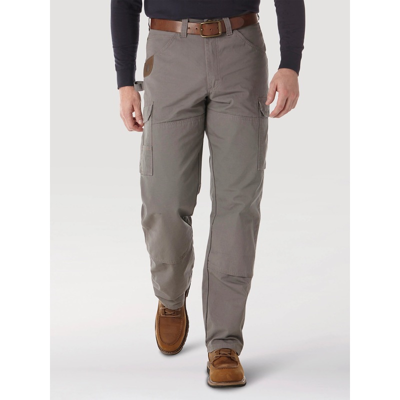 Wrangler Mens 36X36 Riggs Workwear Ripstop Ranger Cargo Pants – Slate