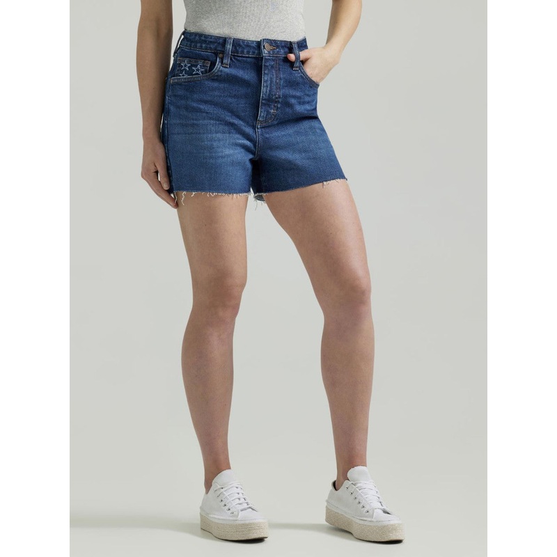 Wrangler Womens 30A Retro High Rise Bailey Shorts