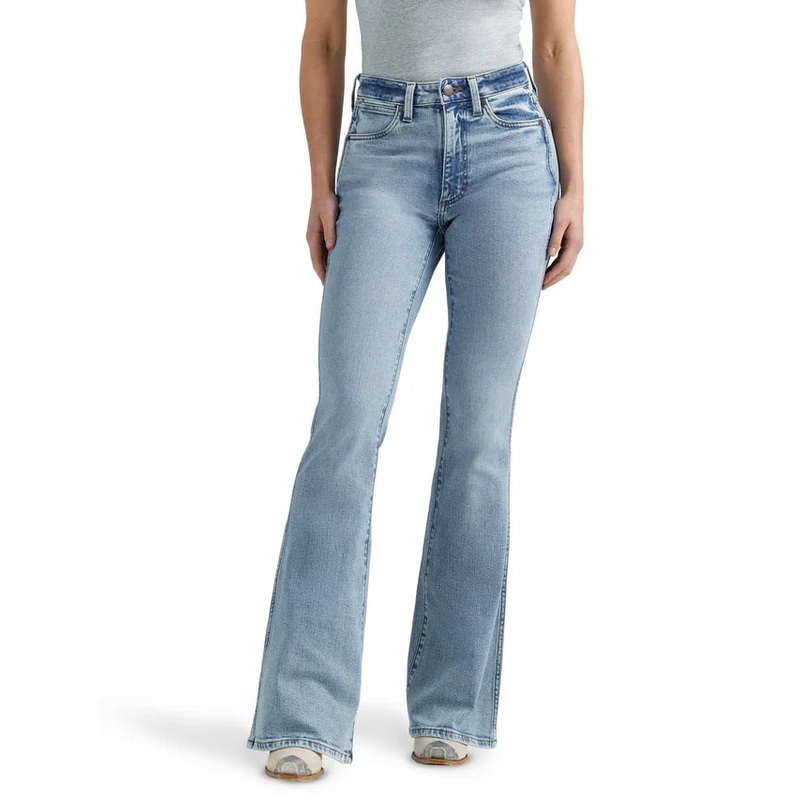 Wrangler Womens 31X34 Retro Bailey High Rise Flare Jeans