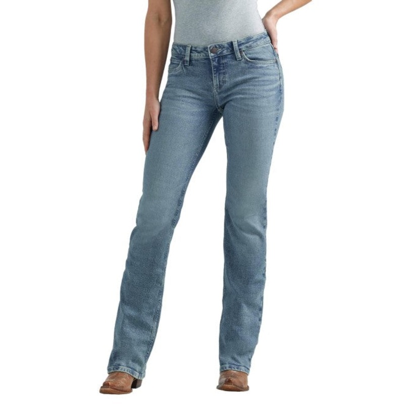 Wrangler Womens 33X34 Retro Mae Mid Rise Bootcut Jeans