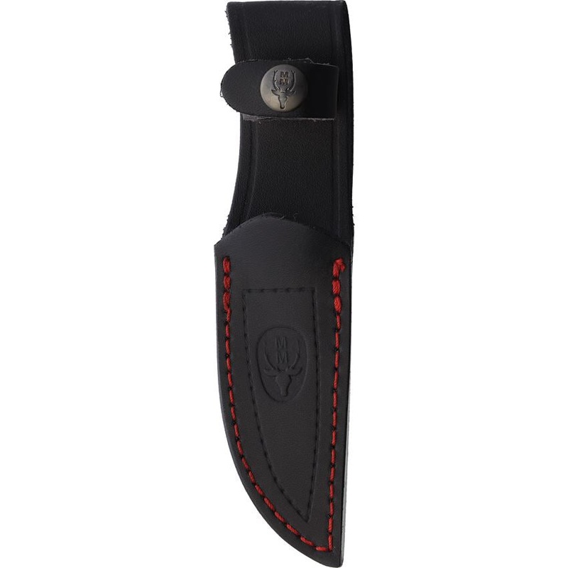 Muela Terrier Fixed Blade Knife Red Canvas Micarta Handle
