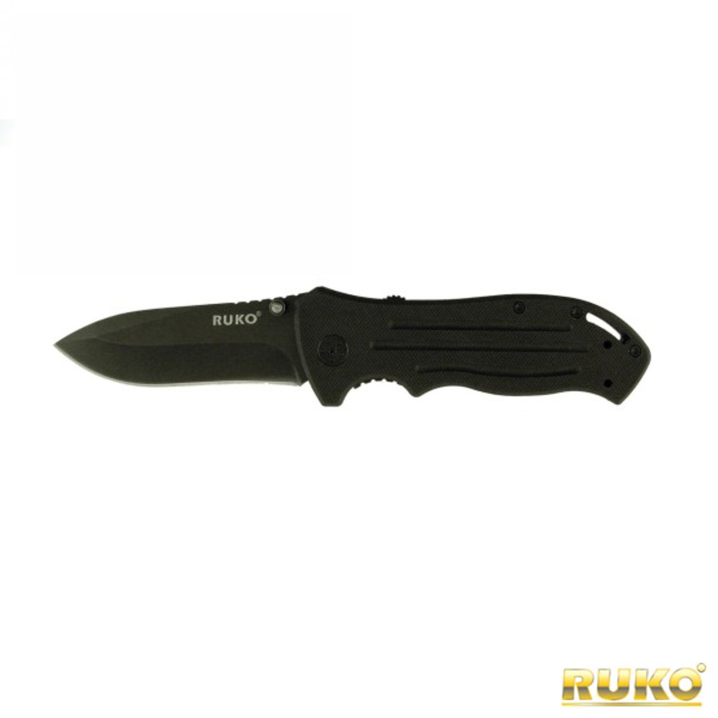 Ruko Tactical Shark Assisted Open Folding Knife – Black