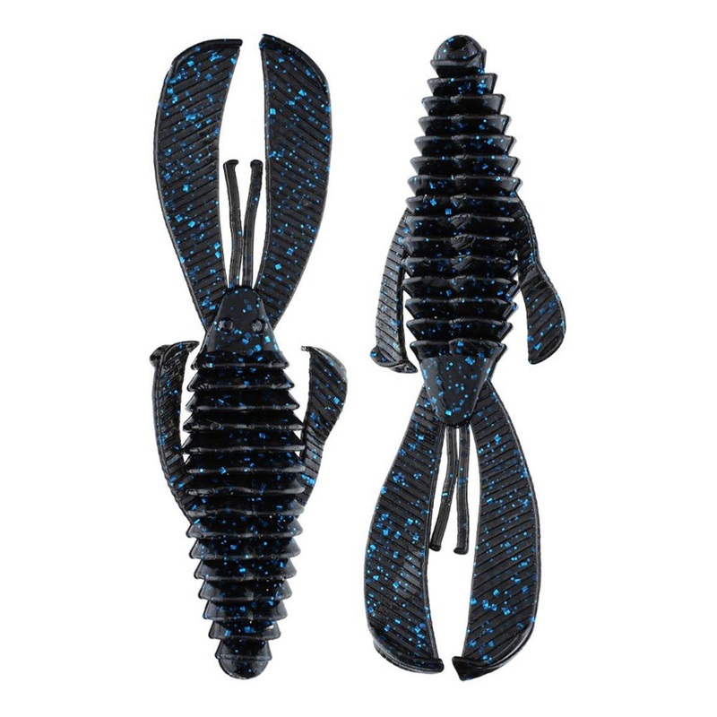 Strike King Rage Bug 4 Black Blue Flake