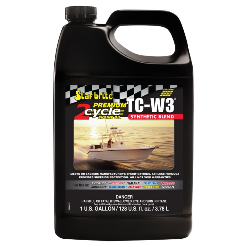 Superbrite Premium 2-Cycle Engine Oil TC-W3 1 gal