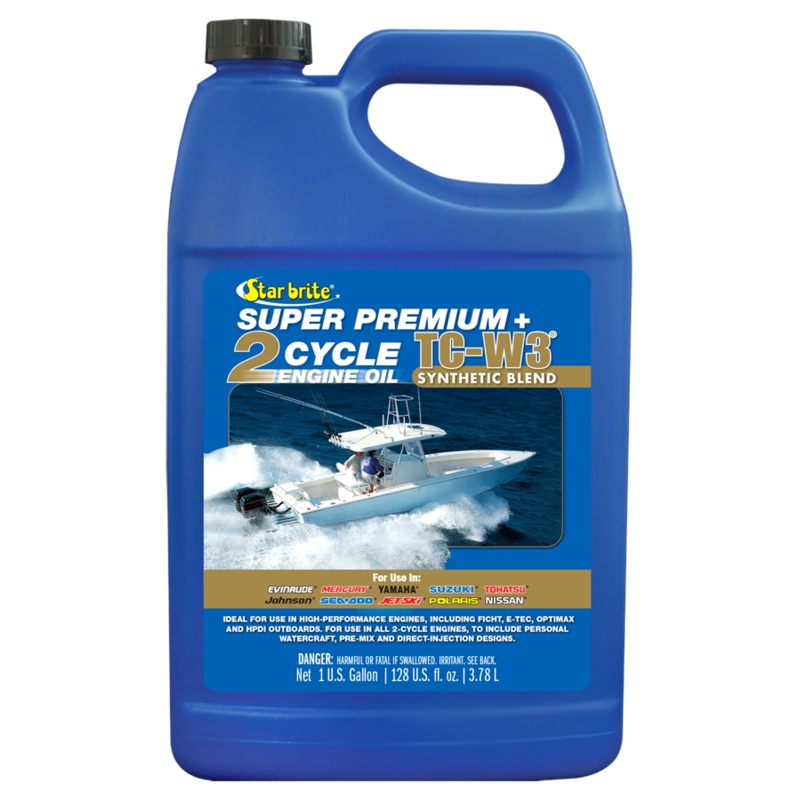 Superbrite Super Premium 2-Cycle Engine Oil TC-W3 1 gal