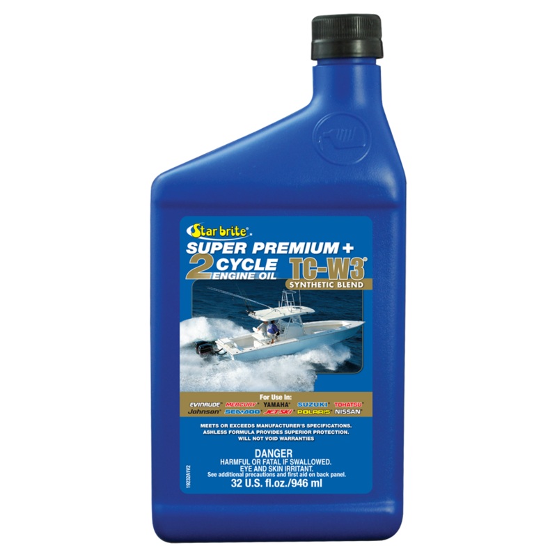 Superbrite Super Premium 2-Cycle Engine Oil TC-W3 32 oz