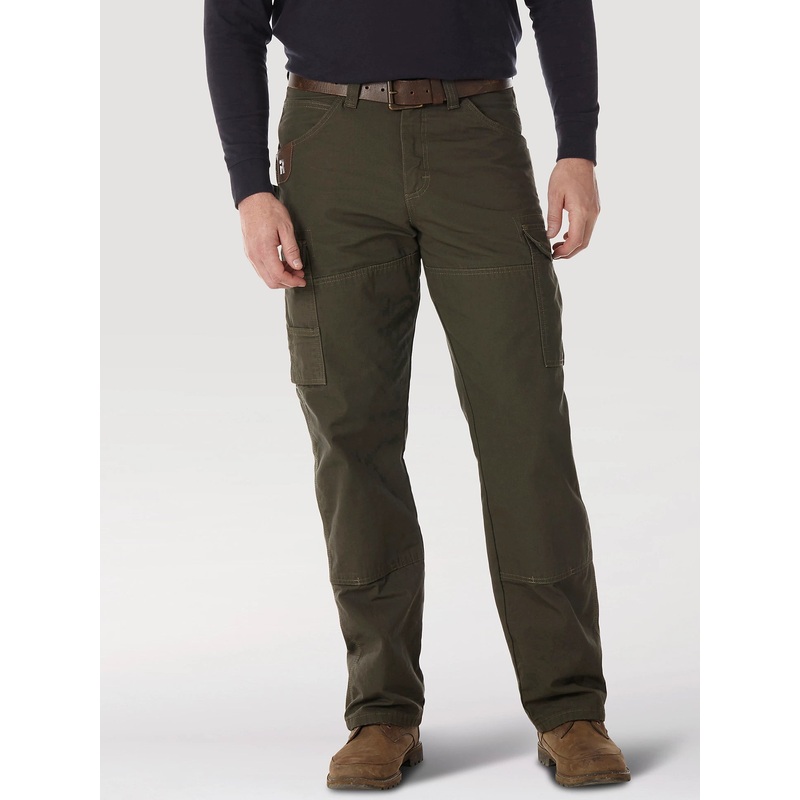 Wrangler Mens 40X30Riggs Workwear Ripstop Ranger Pants – Loden