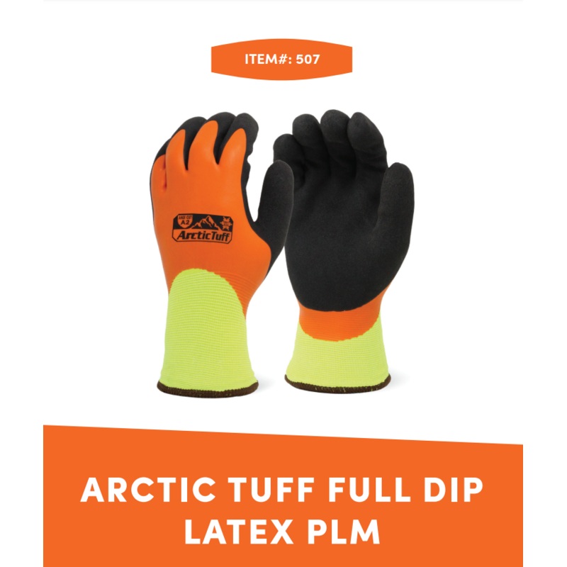Artic Tuff Full Dip Latex Palm Glove Extra Large