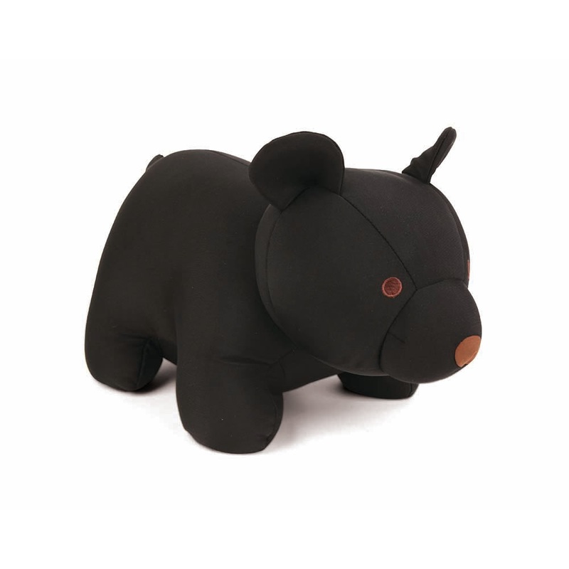 Zip And Flip Bear Head Rest Black